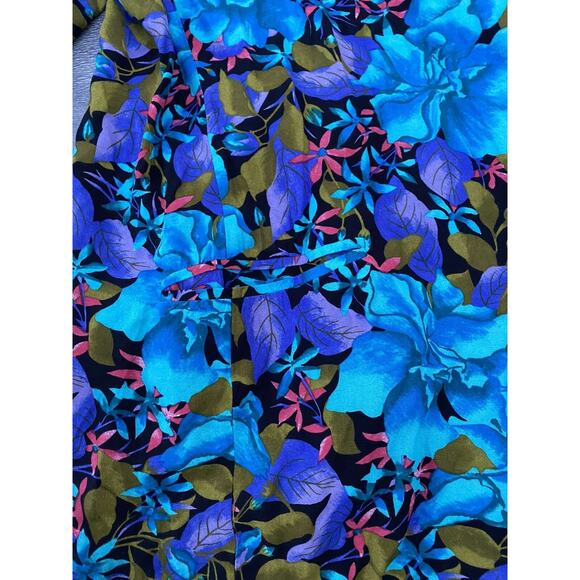 Norton McNaughton Hawaiian Classic Long Sleeve Floral Shirt Size 10 A000287 - Picture 3 of 10